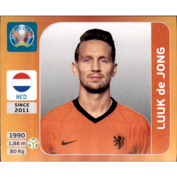 Panini EM 2020 Tournament 2021 - Sticker 287 - Luuk de Jung - Niederlande