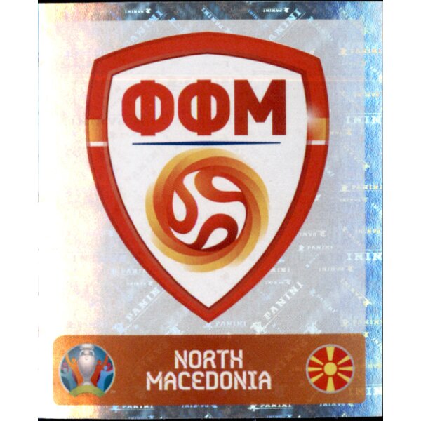 Panini EM 2020 Tournament 2021 - Sticker 289 - Logo - Nordmazedonien