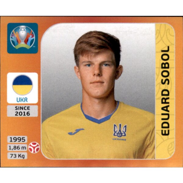 Panini EM 2020 Tournament 2021 - Sticker 329 - Eduard Sobol - Ukraine