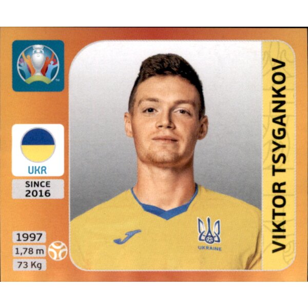 Panini EM 2020 Tournament 2021 - Sticker 338 - Viktor Tsygankov - Ukraine