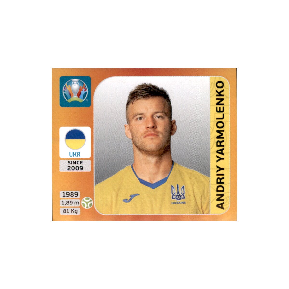 Panini Em 2020 Tournament 2021 Sticker 342 Andriy Yarmolenko Uk 0 39
