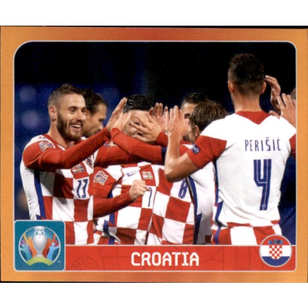 Panini EM 2020 Tournament 2021 - Sticker 343 - Gruppe D - Kroatien