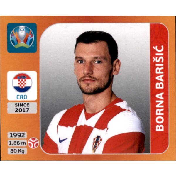 Panini EM 2020 Tournament 2021 - Sticker 350 - Borna Barisic - Kroatien