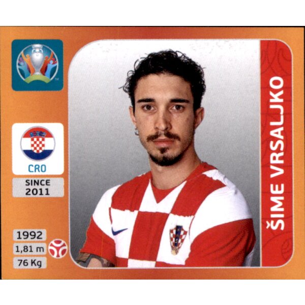 Panini EM 2020 Tournament 2021 - Sticker 356 - Sime Vrsaljko - Kroatien