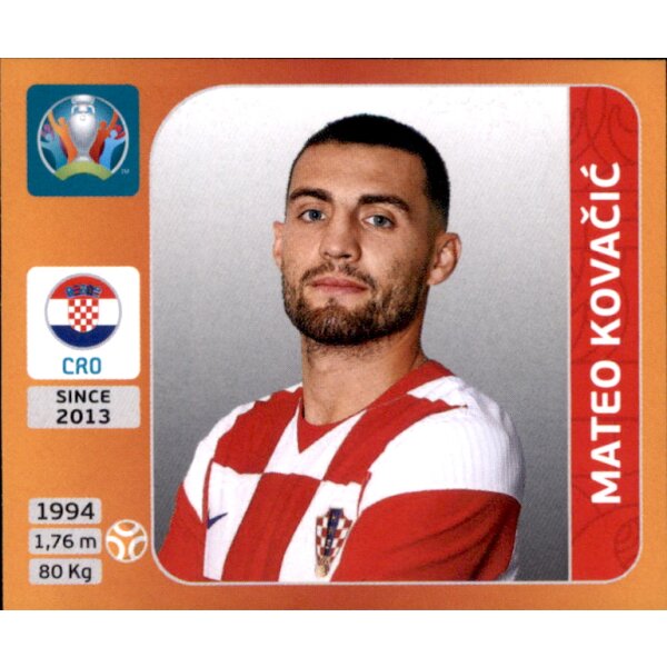 Panini EM 2020 Tournament 2021 - Sticker 359 - Mateo Kovacic - Kroatien