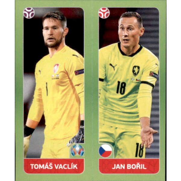 Panini EM 2020 Tournament 2021 - Sticker 374 - Tomas Vaclik / Jan Boril - Tschechien