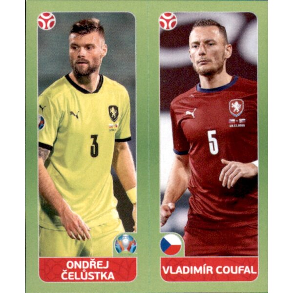 Panini EM 2020 Tournament 2021 - Sticker 375 - Ondrej Celustka / Vladimir Coufal - Tschechien