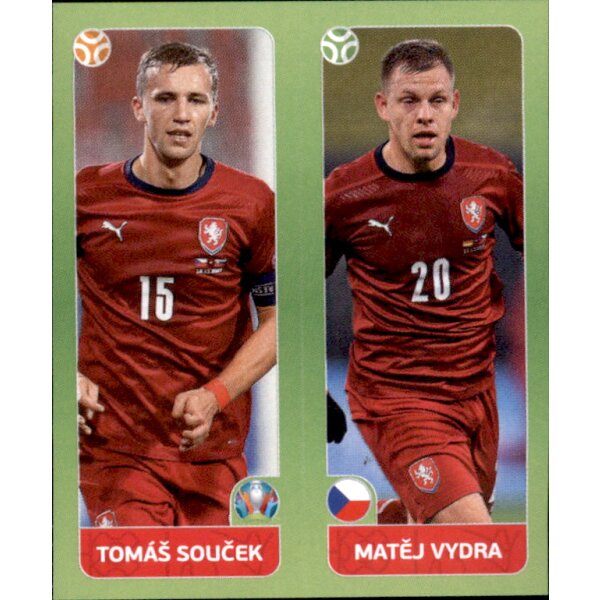 Panini EM 2020 Tournament 2021 - Sticker 379 - Tomas Soucek / Matej Vydra - Tschechien