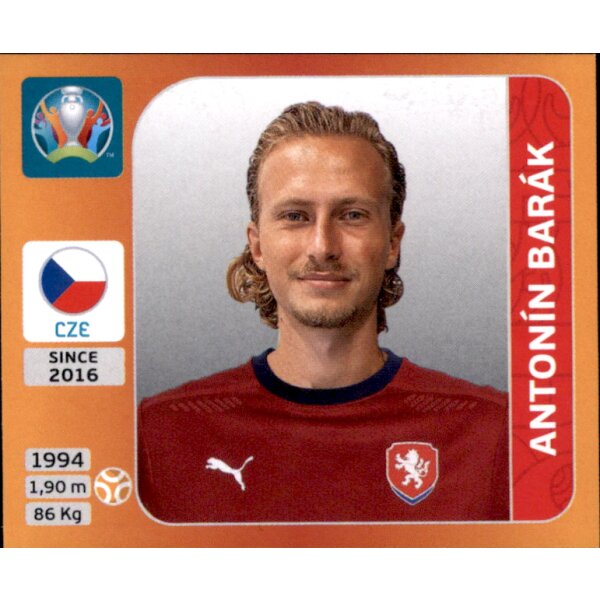 Panini EM 2020 Tournament 2021 - Sticker 389 - Antonin Barak - Tschechien