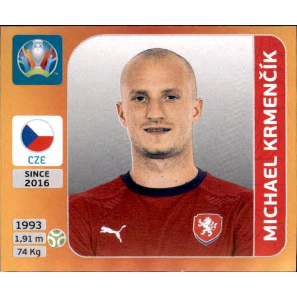 Panini EM 2020 Tournament 2021 - Sticker 397 - Michael Krmencik - Tschechien