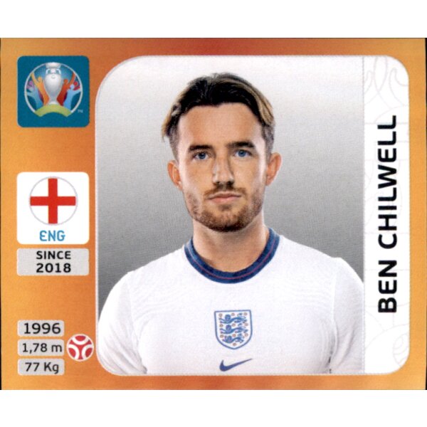 Panini EM 2020 Tournament 2021 - Sticker 405 - Ben Chilwell - England