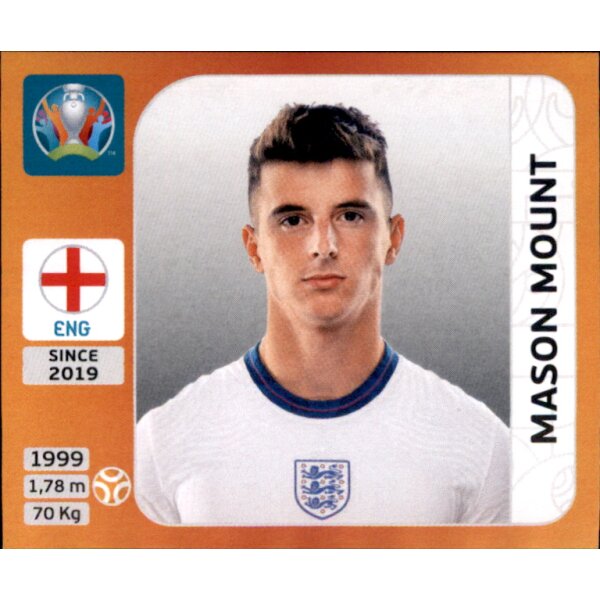 Panini EM 2020 Tournament 2021 - Sticker 415 - Mason Mount - England