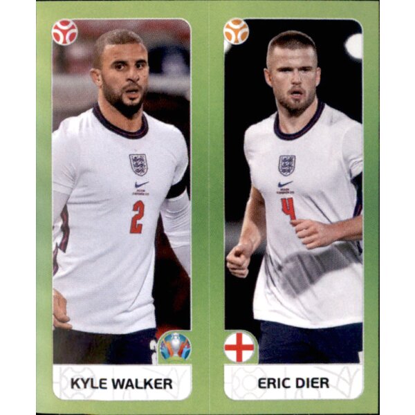 Panini EM 2020 Tournament 2021 - Sticker 424 - Kyle Walker / Eric Dier - England