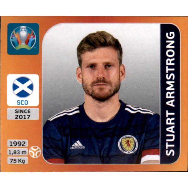 Panini EM 2020 Tournament 2021 - Sticker 444 - Stuart Armstrong - Schottland