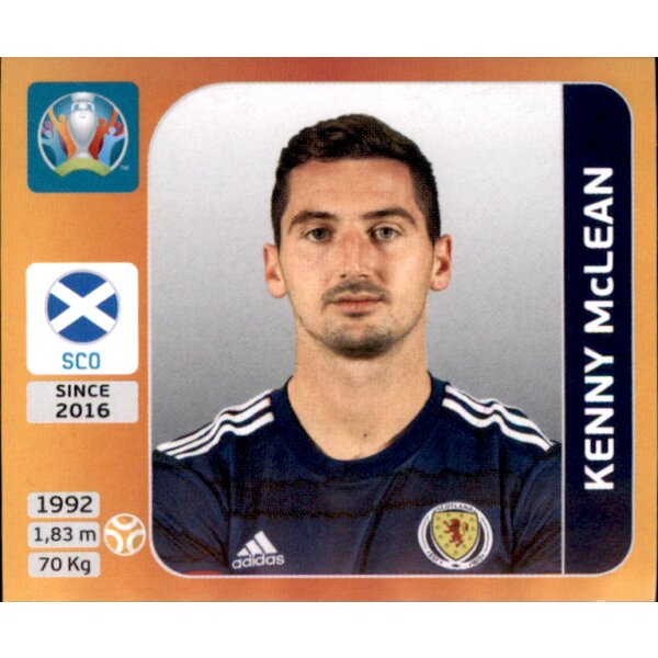 Panini EM 2020 Tournament 2021 - Sticker 450 - Kenny McLean - Schottland