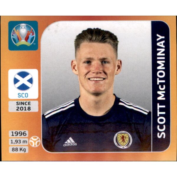 Panini EM 2020 Tournament 2021 - Sticker 451 - Scott McTominay - Schottland