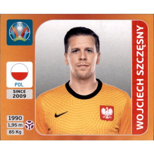 Panini EM 2020 Tournament 2021 - Sticker 460 - Wojciech Szczesny - Polen