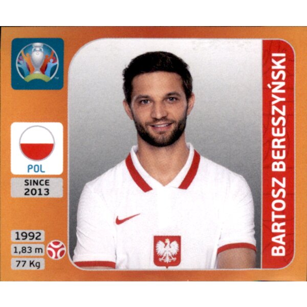 Panini EM 2020 Tournament 2021 - Sticker 463 - Bartosz Bereszynski - Polen