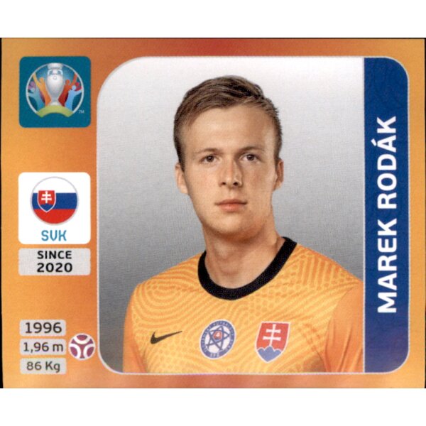 Panini EM 2020 Tournament 2021 - Sticker 493 - Marek Rodak - Slowakei