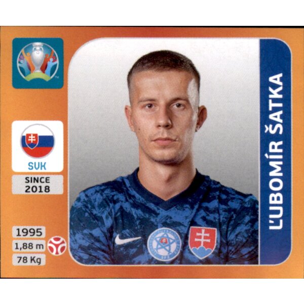 Panini EM 2020 Tournament 2021 - Sticker 498 - Lubomir Satka - Slowakei