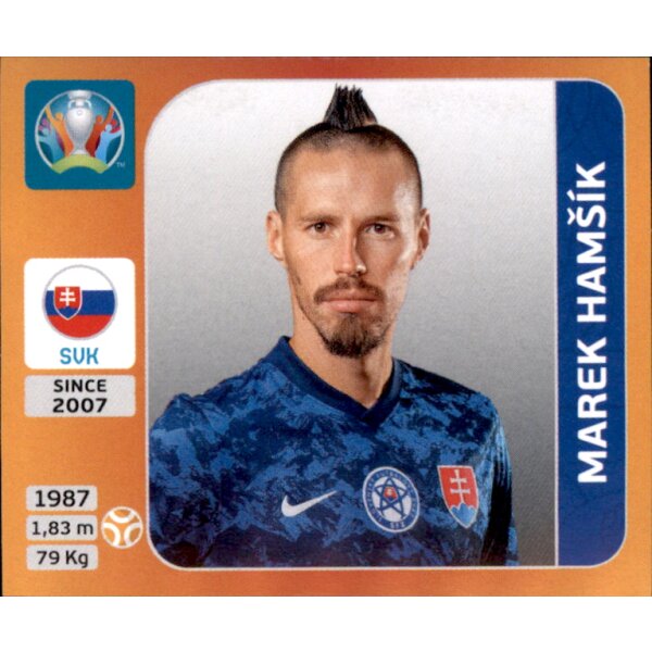 Panini EM 2020 Tournament 2021 - Sticker 504 - Marek Hamsik - Slowakei