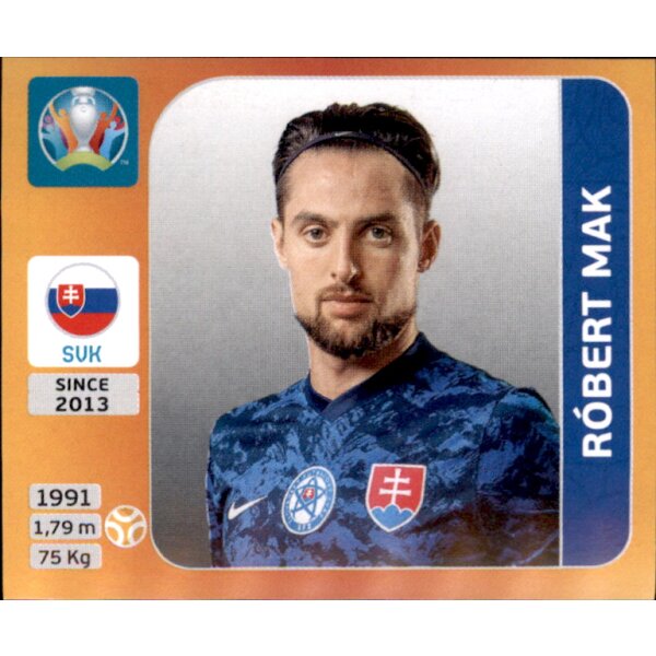 Panini EM 2020 Tournament 2021 - Sticker 509 - Robert Mak - Slowakei