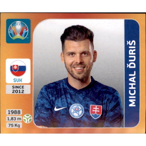 Panini EM 2020 Tournament 2021 - Sticker 512 - Michal Duris - Slowakei