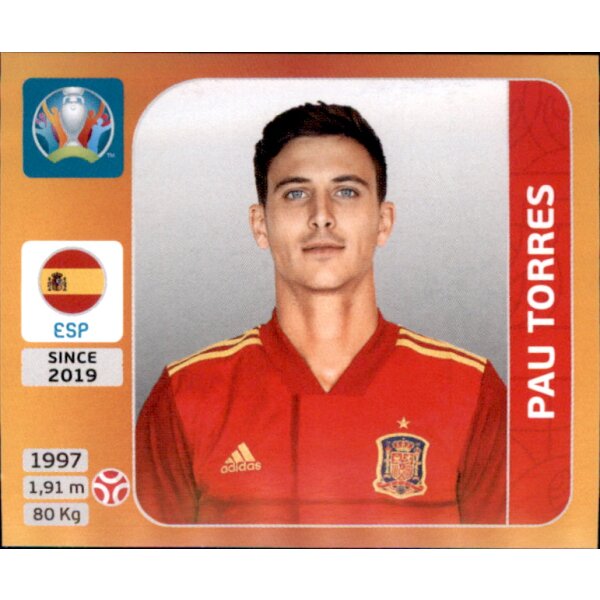 Panini EM 2020 Tournament 2021 - Sticker 520 - Pau Torres - Spanien