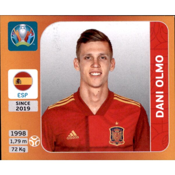 Panini EM 2020 Tournament 2021 - Sticker 523 - Dani Olmo - Spanien