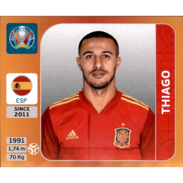 Panini EM 2020 Tournament 2021 - Sticker 528 - Thiago - Spanien