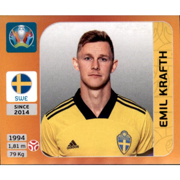 Panini EM 2020 Tournament 2021 - Sticker 549 - Emil Krafth - Schweden