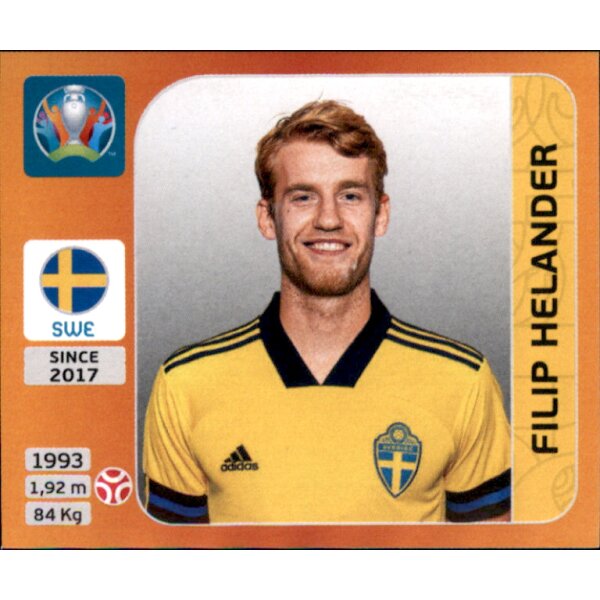 Panini EM 2020 Tournament 2021 - Sticker 552 - Filip Helander - Schweden