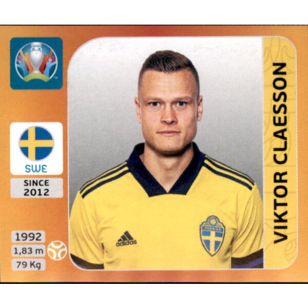 Panini EM 2020 Tournament 2021 - Sticker 556 - Viktor Claesson - Schweden