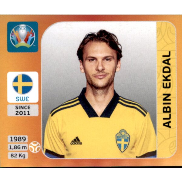 Panini EM 2020 Tournament 2021 - Sticker 557 - Albin Ekdal - Schweden