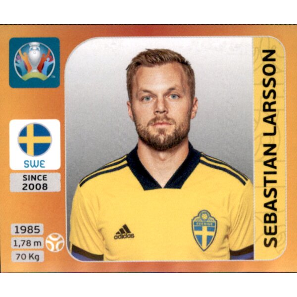 Panini EM 2020 Tournament 2021 - Sticker 559 - Sebastian Larsson - Schweden