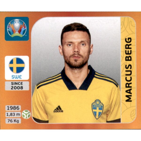 Panini EM 2020 Tournament 2021 - Sticker 563 - Marcus Berg - Schweden