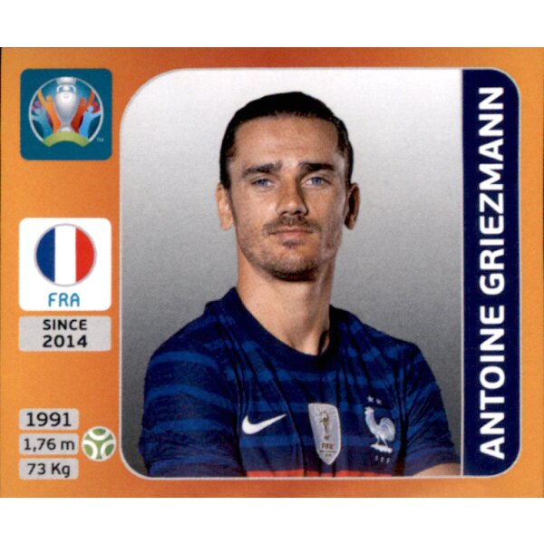 Panini EM 2020 Tournament 2021 - Sticker 589 - Antoine Griezmann - Frankreich