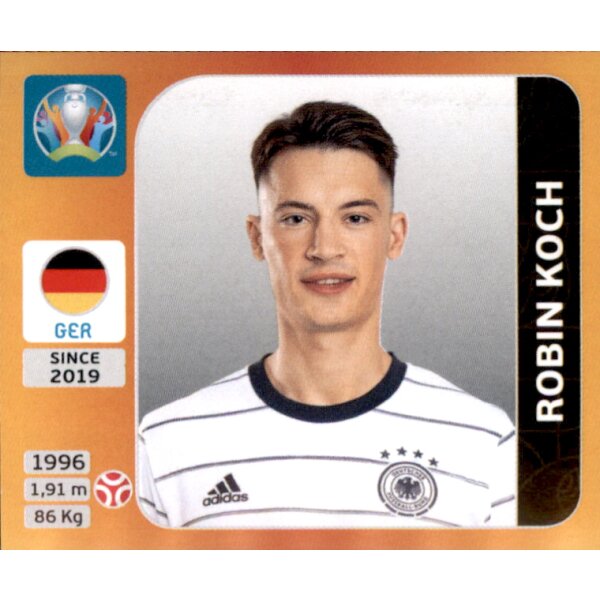 Panini EM 2020 Tournament 2021 - Sticker 610 - Robin Koch - Deutschland