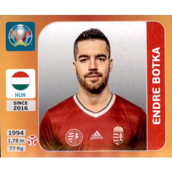 Panini EM 2020 Tournament 2021 - Sticker 629 - Endre Botka - Ungarn