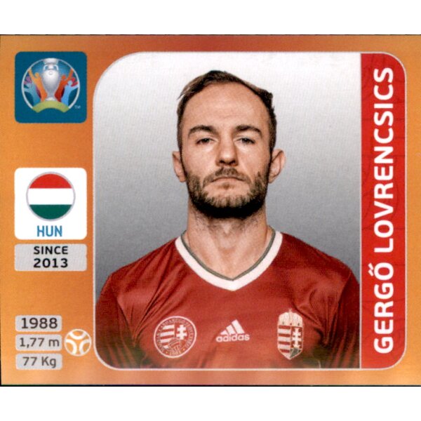 Panini EM 2020 Tournament 2021 - Sticker 636 - Gergo Lovrencsics - Ungarn