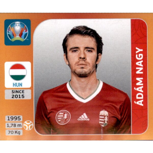 Panini EM 2020 Tournament 2021 - Sticker 637 - Adam Nagy - Ungarn