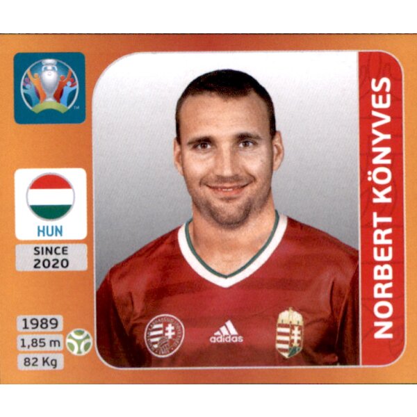 Panini EM 2020 Tournament 2021 - Sticker 642 - Norbert Könyves - Ungarn