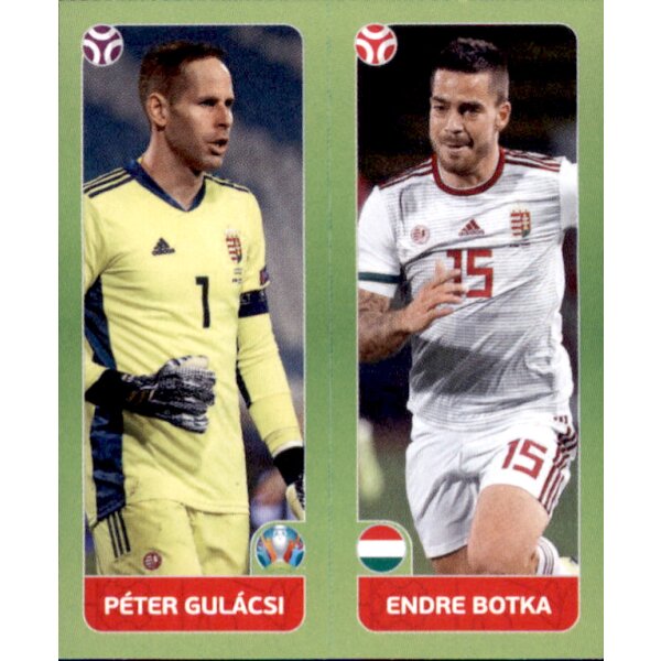 Panini EM 2020 Tournament 2021 - Sticker 646 - Peter Gulacsi / Endre Botka - Ungarn