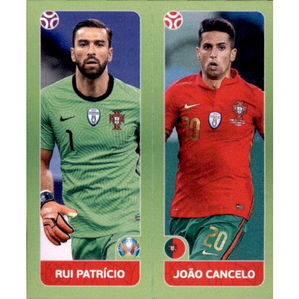 Panini EM 2020 Tournament 2021 - Sticker 652 - Rui Patricio / Joao Cancelo - Portugal