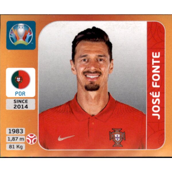 Panini EM 2020 Tournament 2021 - Sticker 662 - Jose Fonte - Portugal