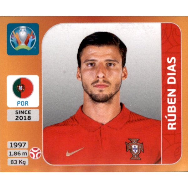 Panini EM 2020 Tournament 2021 - Sticker 667 - Ruben Dias - Portugal