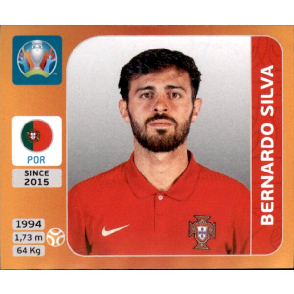 Panini EM 2020 Tournament 2021 - Sticker 668 - Bernardo Silva - Portugal