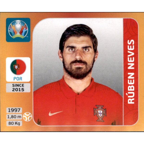 Panini EM 2020 Tournament 2021 - Sticker 673 - Ruben Neves - Portugal