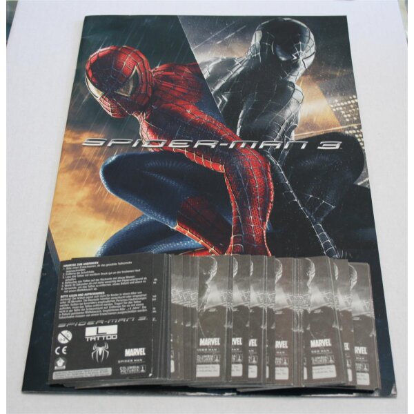 Spider-Man 3 - Sammelsticker - Komplettsatz + Album