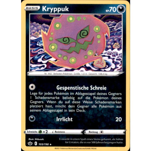 103/198 - Kryppuk - Rare